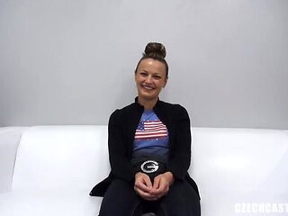 Attractive Brunette Katka