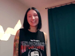 Nerdy Step Brother Can't Resist My Juicy Ass - Keokistar & Chriss Tenson Wild Fuck