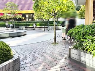 Crazy Slender College Student Mizuki gets pandered to by an older Asian lady