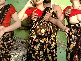 Newly married hot bhabhi went to brother - in - law room and quenched her pussy thirst.