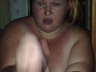 Blonde BBW from Tinder begs for my cum