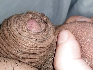 Step mom pulls hard on step son balls to woke up