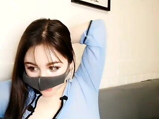 A beautiful woman with great temperament, wearing transparen