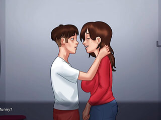 anon and dabby make hit seen in summertime saga part 4