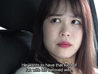 Chubby asian teen takes her uniform off to ride him in reverse POV