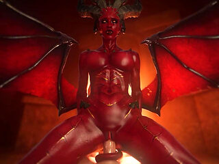 Oc Succubus in an Orgasmic Cowgirl