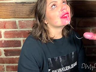 Youtuber Gets Her Face Fucked With Throbbing Cumshot