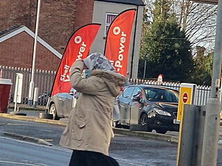 Muslim girl has sex in the bus station with husband 