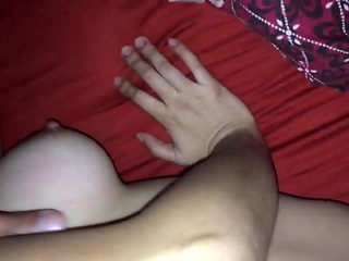 145cm Filipina fuck doll broken in by thick cock side ways