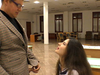 Francesa Dicaprio got fucked by a horny teacher