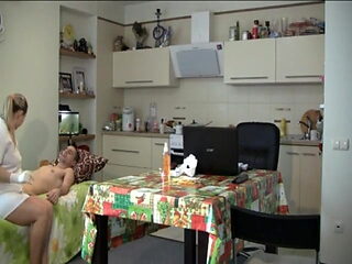 Nurse takes care of patient