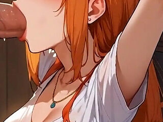Anime Ai My Wife Seduces Me in the Kitchen with a Deep Throat, and Swallows My Semen for Dessert