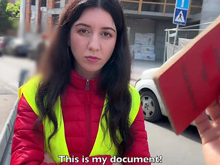 I seduce a hot bus conductor girl and invite her to my place for a satisfying fuck session