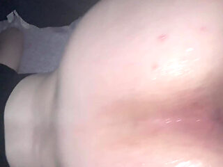 So Much Cum in My Ass Dripping Out Both Holes