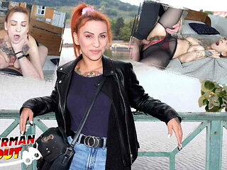 GERMAN SCOUT - HAIRY BITCH VANESSA RED PICKUP AND RAW FUCK