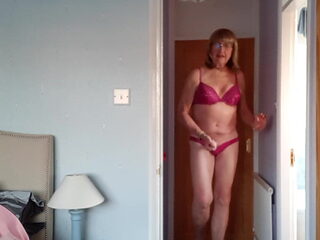 Kazzie wearing bra and panties