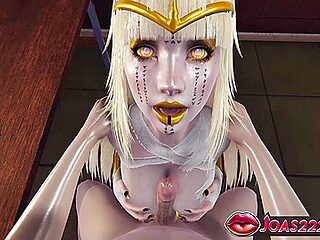 Car Toon In Halloween 3d Hentai Animation Seductive Mummy Girl Cosplay Blowjob, Sitting Big Tits Fuck, And Pov Deepthroat Cumshot