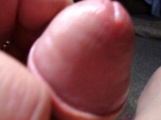 74 yrold Grandpa 217 uncut chub wank solo closeup close cock