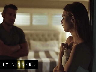 Ashley Lane Thanks Brother-In-Law Dante Colle with Hot Cowgirl Ride & Deep Throat - Family Sinners