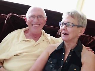Granny   husband invite a junior stud to fuck her