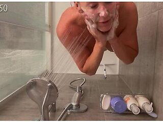 Shower Cam Washing Myself - Bianca Fitcougar