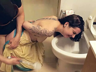 Lily Thot Dominated - Rough Anal, Pissing & Cum Eating Toilet Goddess