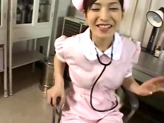 Dedicated nurse rims patient to get sperm sample