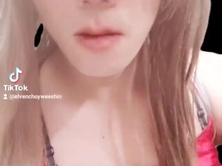 Malaysian Chinese crossdresser solo anal