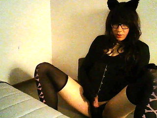 Cute sissy slut webcam fun