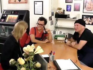 Young Slut Gets Fucked Hard on the Office Table