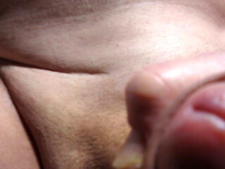 74yrold Grandpa #260 uncut chub wank solo closeup close cock