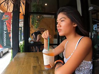 Thai amateur girlfriend teen gets recorded on camera