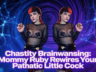 Chastity Brainwashing Stepmommy Ruby Rewires Your Pathetic Little Cock