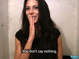 Sex for money with a long-legged brunette beauty Alexa Tomas