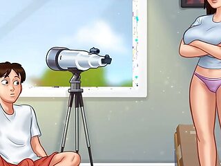 All Sex Scenes With Yoga Teacher - Threesome With Teacher - Animated Porn Game