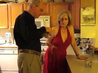 Granny Sheila 6.2 Kitchen Fuck