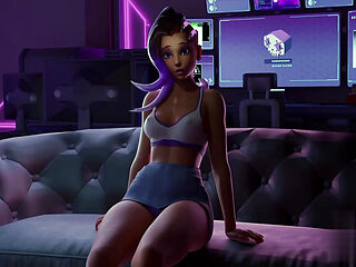 Dva sombra getting fucked hard with moster cock blowjob sex fuck