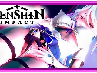 Genshin Impact - Furina In School Uniform Surprises You