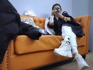 Asian Lesbos w Foot Fetish