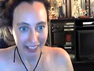 Chubby blonde strips