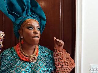 A Nigerian Owambe: Interracial Threesome Starring Ebony Goddess Gogo Fukme, Brad Newman, August Skye, Tony Genius