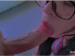 Guided Handjob With Cum On My Face! Student 18+ Cum