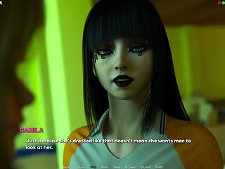 Shadows of Desire by Shamandev - Cheerleaders Preparing, Blowjob on the Toilet 32