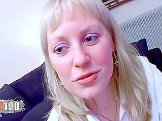 First Anal Penetration For This Blonde With Big Tits