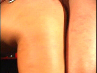 Blonde BDSM Babe Dominates Cock in Red Room Cage