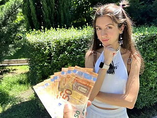 Public Pickup - Teen Agreed on Rough Gangbang for Money Double Penetration Cr...