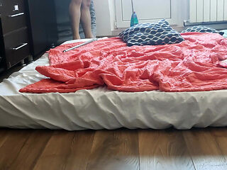 Amateur Couple Crazy Sex in the Bedroom