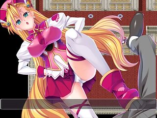 Sophie gives a footjob with cock and ball torment in a wild hentai animation.