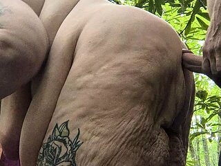 Slut Thought She Was Alone but Here Comes a Hard Stranger to Give Her the Big Bone