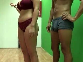 This BUSTY teen is our latest street pickup